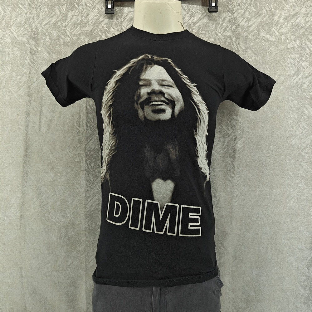 Dimebag Darrell Shirt Mens Small "ptp 17" Black Pantera Heavy Metal Rock Music